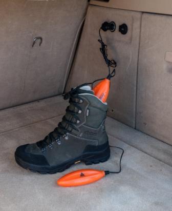 Sèche-chaussures AD14 CIRCULATION 12V / 220V orange - Promo-Optique